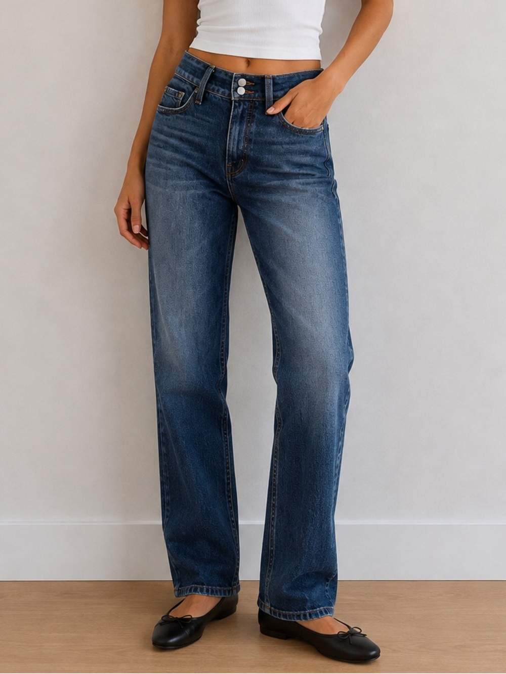 FRAME Denim Le Sylvie Slender Straight Leg Jeans in Medium Wash NWT (Size 24)
